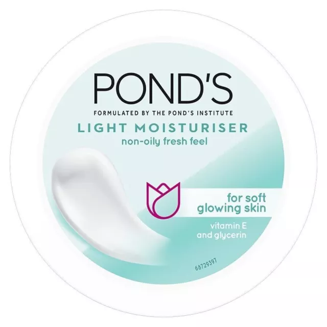 POND'S Crème hydratante légère pour le visage 200 ml, crème quotidienne...