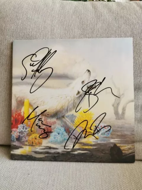 Rival Sons HOLLOW BONES black LP vinyl SIGNED autographed BY 4 BAND MEMBERS