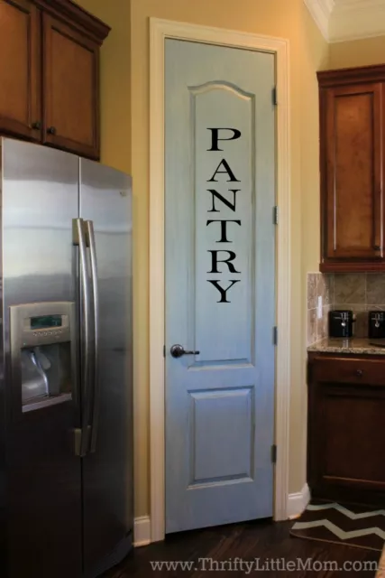 Pantry Vertical - Wall Vinyl Decal Sticker Kitchen Door Wall Art Housewares