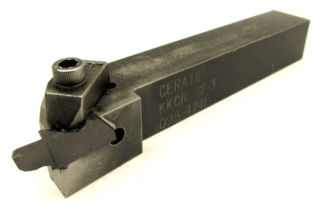Ceratip 3/4" "Cera-Notch" Indexable Lathe Toolholder - #Kkcr-12-3