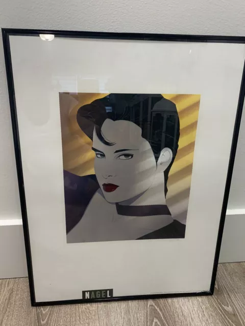 1992 Patrick Nagel C-type Print, Jennifer Dumas Lithograph, Venetian Light 24x18