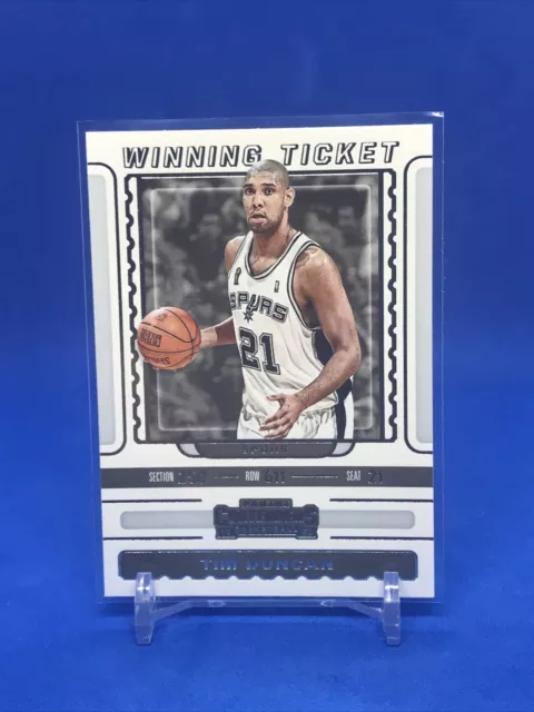 2019-20 Panini Contenders Winning Ticket Tim Duncan San Antonio Spurs #23