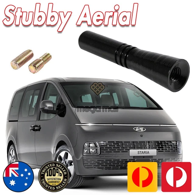 Stubby Bee Sting Antenna – Black Carbon 3.5cm For Hyundai Staria Load (AM/FM)