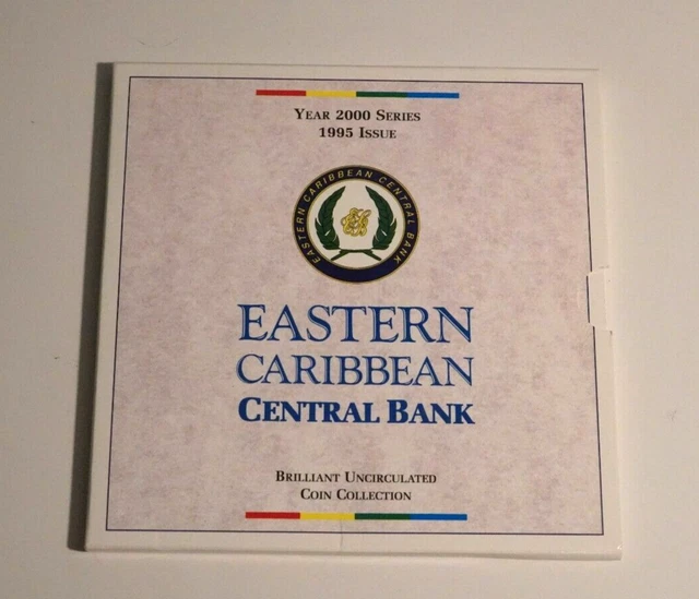 1995 Issue 2000 Series Eastern Caribbean 6 Coin Uncirculated Set (INV E)