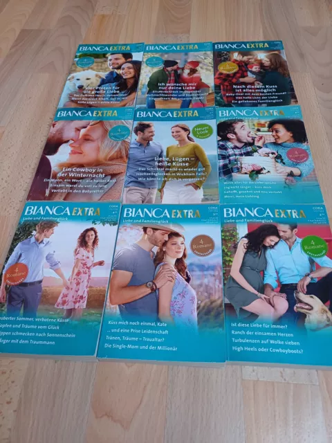 36 Bianca  Extra Cora in 9 Bänden von 2022  Konvolut Liebe und Familienglück