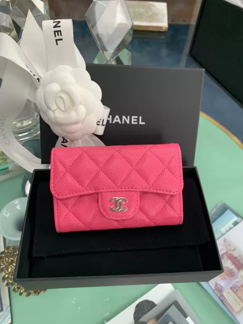 Chanel Pink Card Holder FOR SALE! - PicClick
