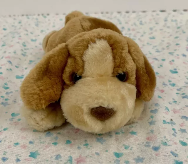 VTG Animal Alley 7” Darby Hound Puppy Dog Brown Toys R Us Plush Stuffed Animal