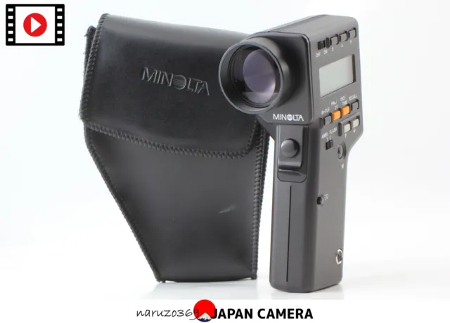 [ Near MINT w/Case ] Minolta Spotmeter F Digital Light Exposure Spot Meter JAPAN