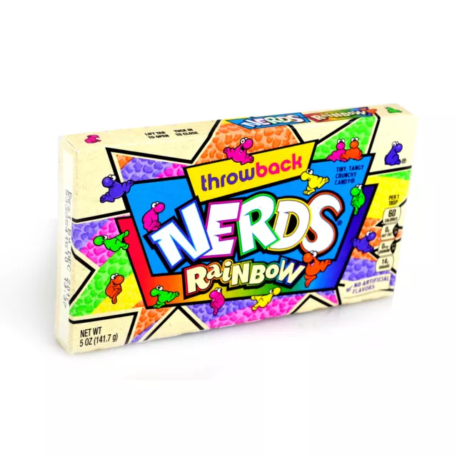 Wonka Nerds Arco Iris Grageas Con Fruta Sabor 141g 12er Pack