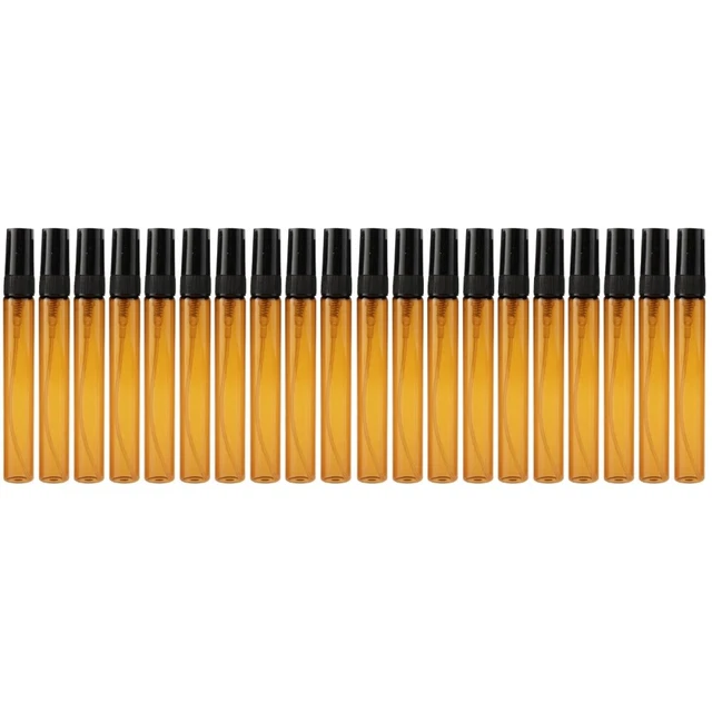 Segbeauty Portaprofumo Da Viaggio 10ml, 5 Pezzi Vetro Nebulizzatore Profumo, Vuoti, Nebbia Fine, Profumo Ricaricabile Dispenser Da Viaggio Adatto Per Regali (Trasparente - Foto 3