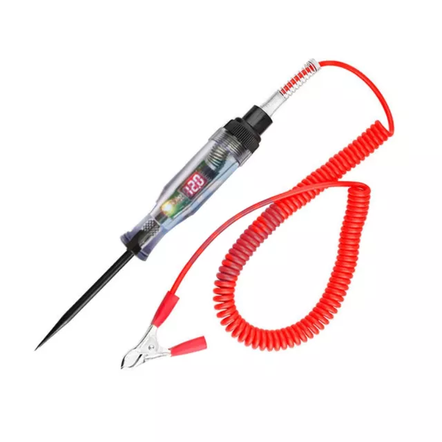 Digital Electric Circuit Tester 3V-24V 12V Light Test LCD Car Boat RV Motorcycle