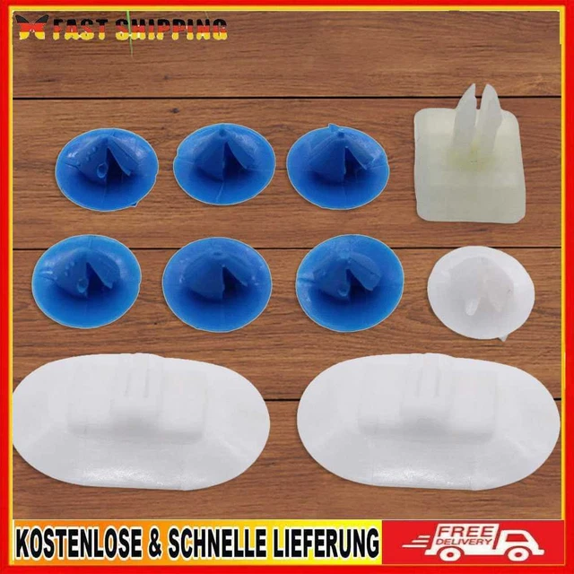 10Pcs Side Skirt Fastening Set Side Skirt Securing Kit for Citroen DS3 2009-2015