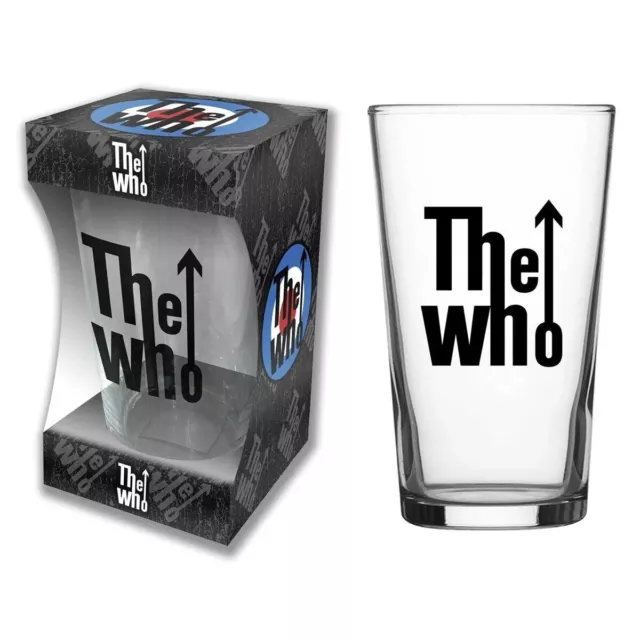 THE WHO  1 PINT beer glass