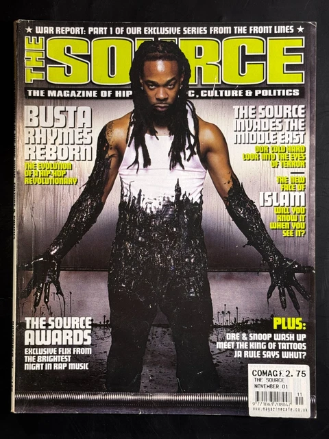 THE SOURCE HIP Hop Magazine Issue No 146 Nov 2001 P Busta Rhymes Dr Dre ...