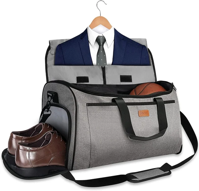 Garment Bags For Travel Suit Bags Men 60L Waterproof Carry On Hanging Duffle Bag