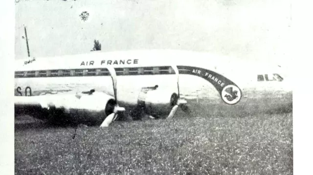 Rarephoto Air France  Format  18 Cmx23 Cm  Breguet 2 Ponts Provence 2