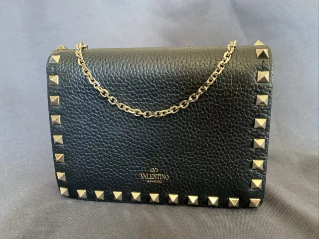 Valentino Garavani Sac Rockstud En Cuir Noir