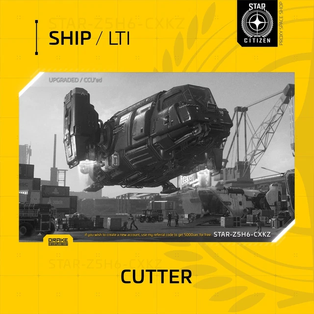 STAR CITIZEN - DRAKE CUTTER - LTI - (Lifetime Insurance) £88.92 ...
