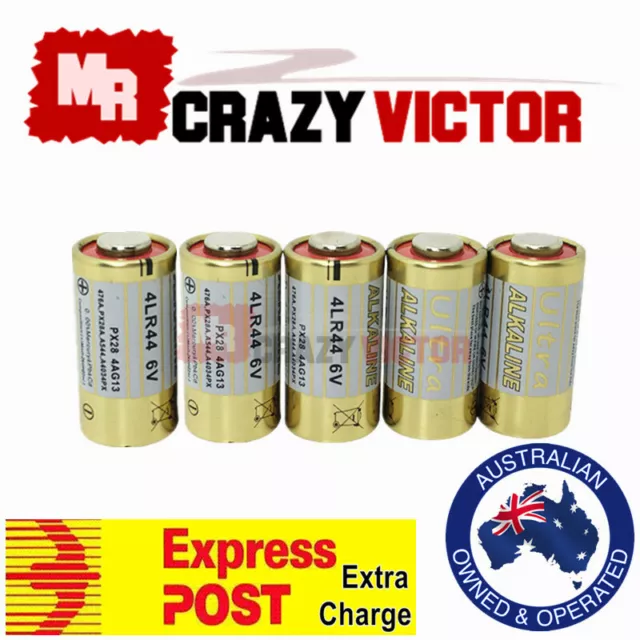 5 x 4LR44 6V Battery Citronella Bark Dog Collar 28A L1325 PX28A A544 V34PX 476A