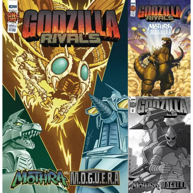 GODZILLA RIVALS MOTHRA vs Moguera (2024) 1 Variants IDW Comics