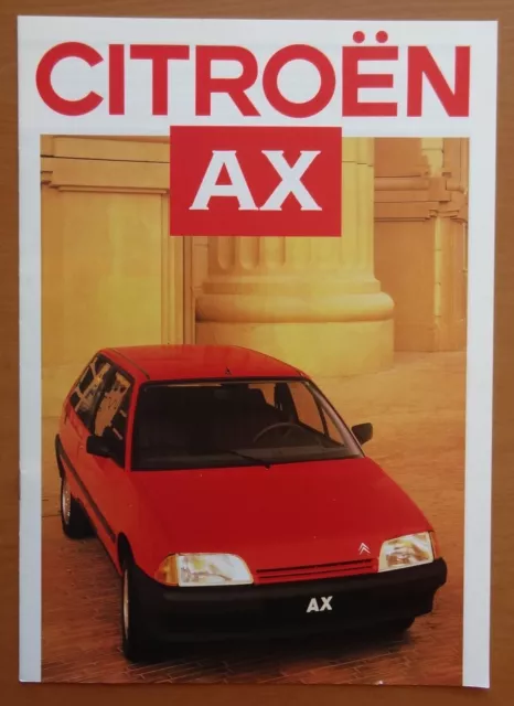 V33005 Citroen Ax Phase 1 - Catalogue - 09/86 - A4 - Fr Fr