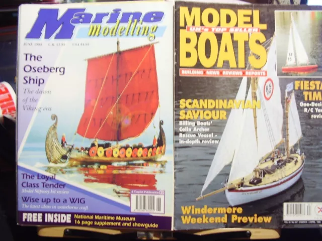 Job Lot X 23 Model Boats Marine Modelling Mags 1998 To 2004 Soobrazitelnyy