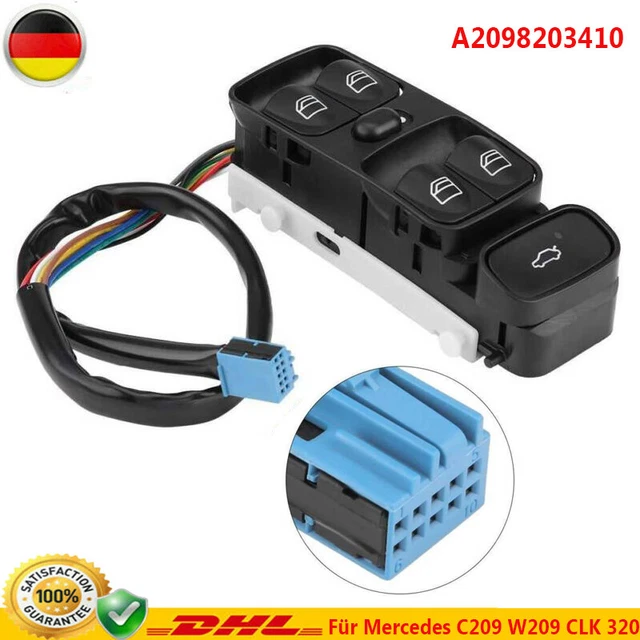 Autofensterschalter Für Mercedes CLK W209 - Elektrischer Fensterheber Schalter A2098203410