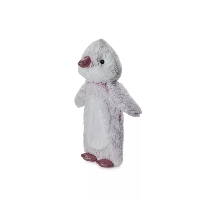 Warmies Cozy Plush Marshmallow Fur Penguin Novelty Cover PVC 1L Hot Water Bottle