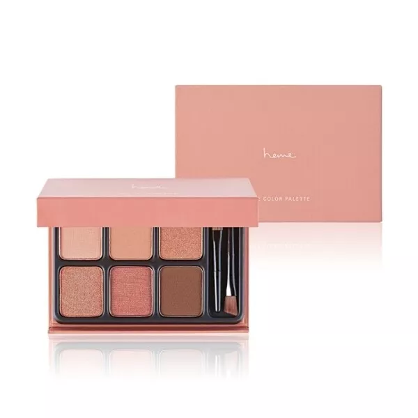 [ Heme ] Hiver 6 Teintes Fard à Paupières Palette Coton Rose 9g Neuf