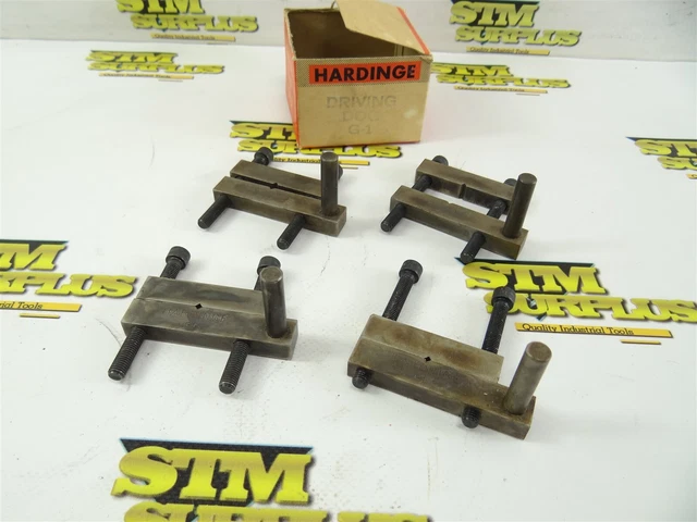 Lot Of 4 Hardinge Driving Dogs 1-1/4" Capacity Model #G1