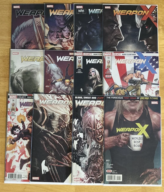 Weapon X (Volume 3) # 2 3 8 9 10 11 12 13 14 15 16 17 (Marvel Comics, 2017)