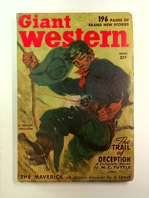 Giant Western Pulp Mar 1948 Vol. 1 #3 VG- 3.5