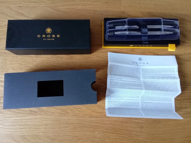 Cross Classic Century Chrome Pen And Pencil Set