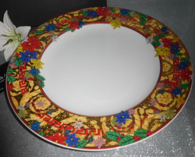 Rosenthal Versace Holiday Alphabet 1 x Speiseteller 27 cm  Neu & Ovp
