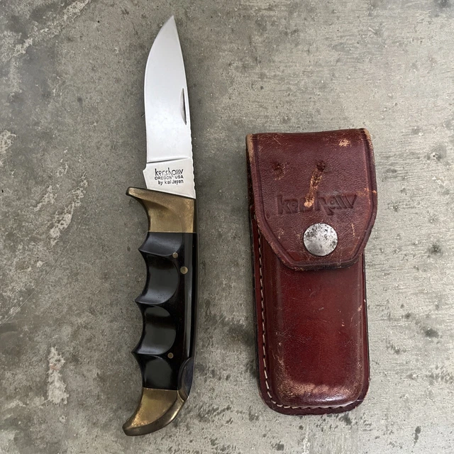 VINTAGE KERSHAW FOLDING Field 1050 Knife & Sheath 138.00 PicClick