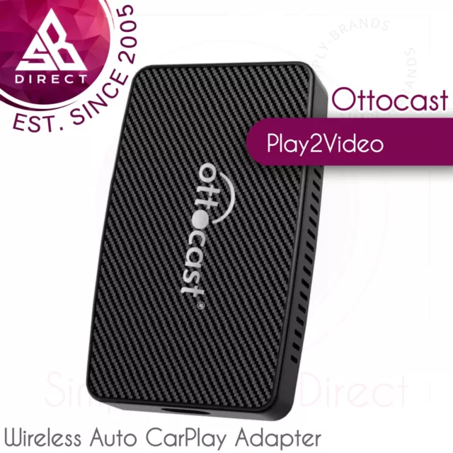 OTTOCAST PLAY2VIDEO WIRELESS Android Auto CarPlay Car All-in-One Adapter│CA-400  £145.99 - PicClick UK