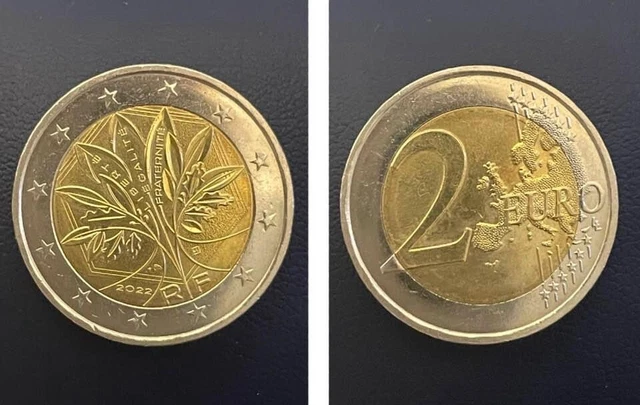 2 EURO MÜNZEN Lebensbaum Tres Belle Piece 2022 Liberté, Egalité