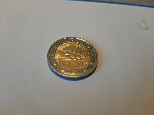 PIÈCE DE 2 Euros Rare Commémorative Les Bleuets De France 1918-2018 EUR