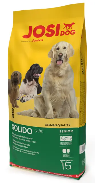 Josera JosiDog Solido 15kg  (1,80 €/kg) + 1 Snack gratis!