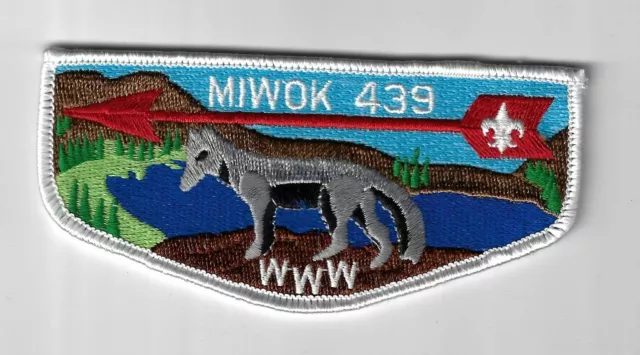 OA 439 Miwok  Flap WHT Bdr. Santa Clara County, California [MX-717]
