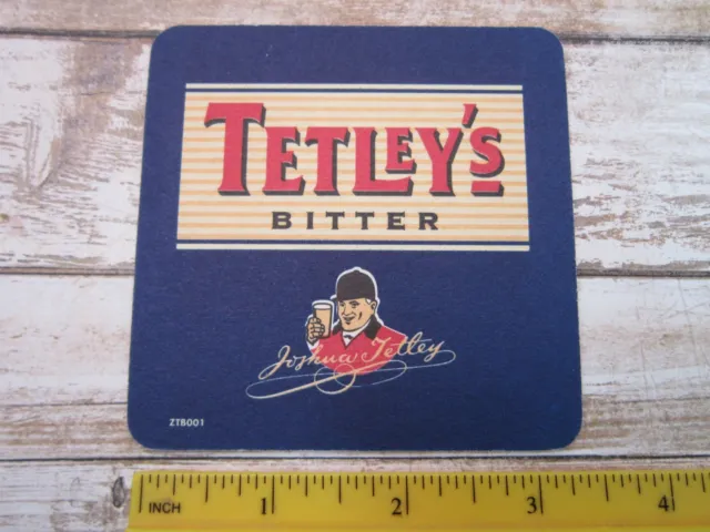 Bieruntersetzer Bar Pub Matte: TETLEY bitter ~ gebraut von Carlsberg England Brauerei 2