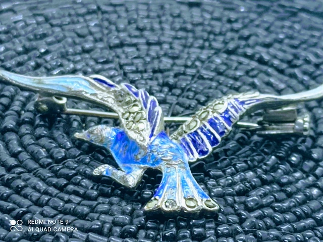 broche ancienne en argent deux poinçons anciens françaises,broche aigle en argen