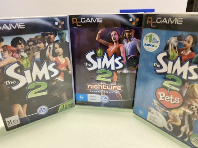 🚨LOT/BUNDLE of 7-(1) NEW & SEALED (duplicate) The Sims 2 PC