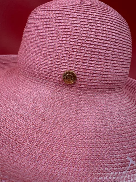 Eric Javits Pink Squishee II Packable Wide Brim Hat Made In USA NEW With Tags 3