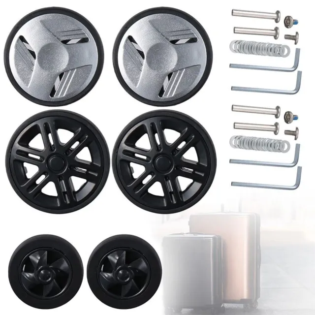 with Screw Suitcase Wheels PU Caster Wheel Repair Kit for Luggage Accessories