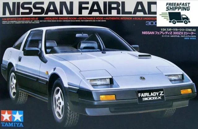 Tamiya 24042 1/24 Scale Model Sport Car Kit Nissan Fairlady Z 300ZX Z31 2-Seater