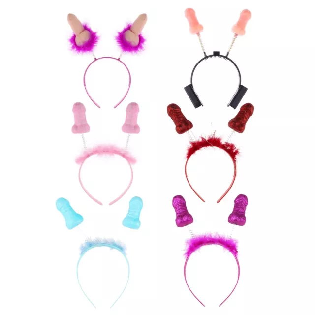 UK Novelty Bride To Be Willy Penis Shaped Headband Head Bopper Night Party Gift