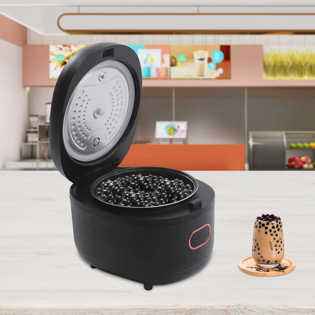 5L Automatic Bubble Tea Pearl Maker Nonstick Tapioca Machine Commercial 900W