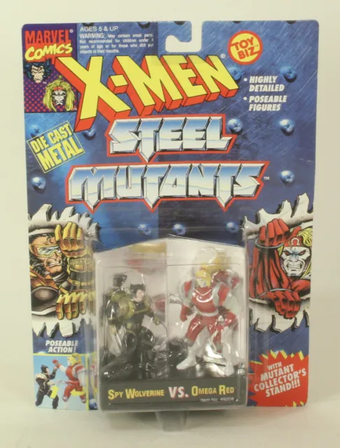 ToyBiz Marvel Comics X-Men Steel Mutants Spy Wolverine Vs Omega Red