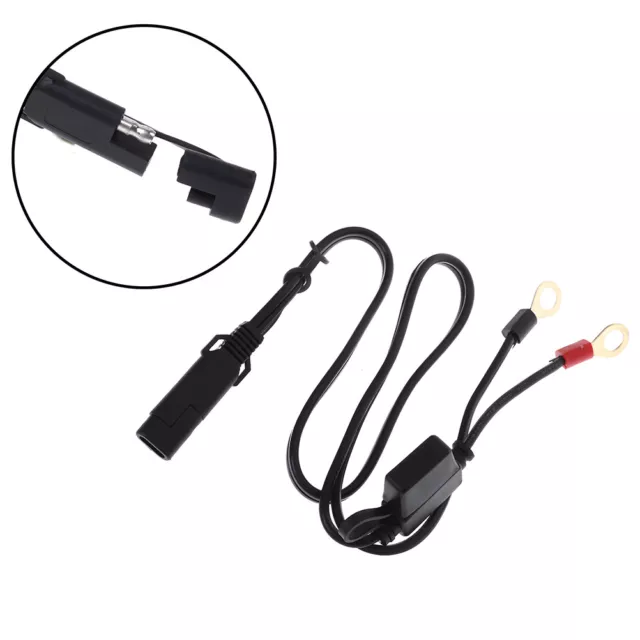 Motorcycle battery terminal ring connector harness 12v charger Y adapter cabNWHH